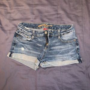 Light Wash Jean Shorts